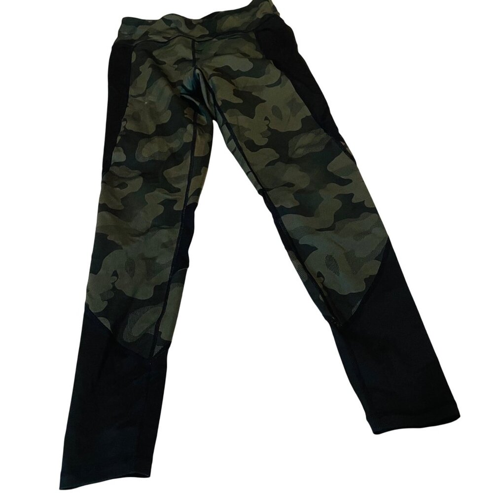 Calvin Klein Performance Wick womens Camo Compression Leggings Size Small